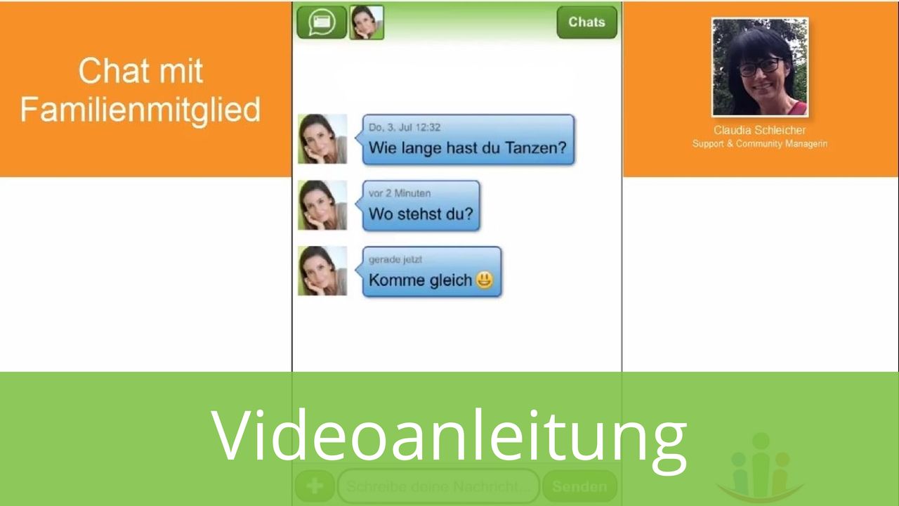 Familienchat mit Familienmitglied